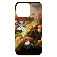 Abundance Of Fruit Severin Roesen Iphone 14 Pro Max Black Uv Print Case