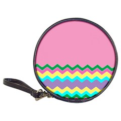 Easter Chevron Pattern Stripes Classic 20-cd Wallets by Amaryn4rt