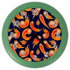 Space Patterns Pattern Color Wall Clock by Amaryn4rt