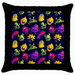 Space Patterns Throw Pillow Case (black) by Amaryn4rt