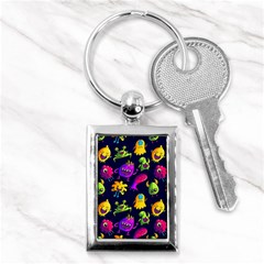 Space Patterns Key Chain (rectangle) by Amaryn4rt