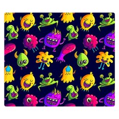 Space Patterns Two Sides Premium Plush Fleece Blanket (small) by Amaryn4rt