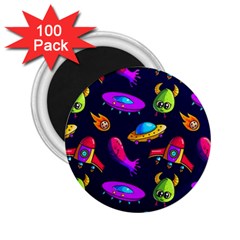 Space Pattern 2 25  Magnets (100 Pack)  by Amaryn4rt