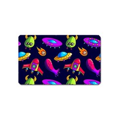 Space Pattern Magnet (name Card) by Amaryn4rt