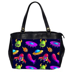 Space Pattern Oversize Office Handbag (2 Sides) by Amaryn4rt