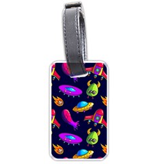 Space Pattern Luggage Tag (one Side) by Amaryn4rt