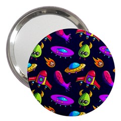 Space Pattern 3  Handbag Mirrors by Amaryn4rt