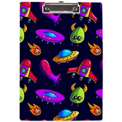 Space Pattern A4 Acrylic Clipboard by Amaryn4rt