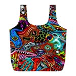 Vector Art Pattern - Full Print Recycle Bag (L) Back