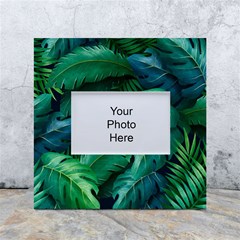 Tropical Green Leaves Background White Box Photo Frame 4  X 6  by Amaryn4rt