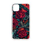 Vintage Flash Tattoos Designs Seamless Pattern iPhone 11 TPU UV Print Case Front