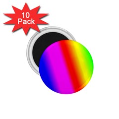 Multi Color Rainbow Background 1 75  Magnets (10 Pack)  by Amaryn4rt