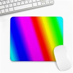 Multi Color Rainbow Background Large Mousepad by Amaryn4rt