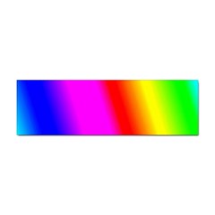 Multi Color Rainbow Background Sticker (bumper) by Amaryn4rt