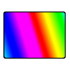 Multi Color Rainbow Background Fleece Blanket (small) by Amaryn4rt