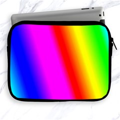 Multi Color Rainbow Background Apple Ipad 2/3/4 Zipper Cases by Amaryn4rt