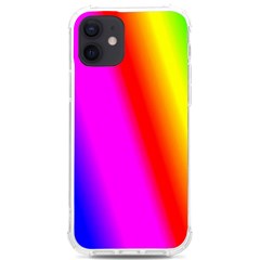 Multi Color Rainbow Background Iphone 12/12 Pro Tpu Uv Print Case by Amaryn4rt