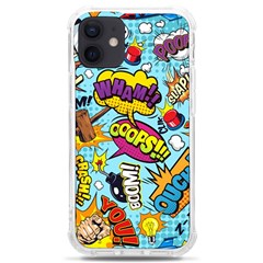 Comic Elements Colorful Seamless Pattern iPhone 12 mini TPU UV Print Case	