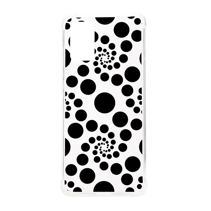 Dot dots round black and white Samsung Galaxy S20Plus 6.7 Inch TPU UV Case