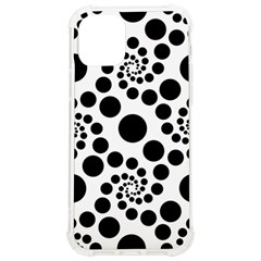 Dot Dots Round Black And White Iphone 12/12 Pro Tpu Uv Print Case by Amaryn4rt