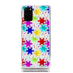 Snowflake Pattern Repeated Samsung Galaxy S20plus 6 7 Inch Tpu Uv Case by Amaryn4rt