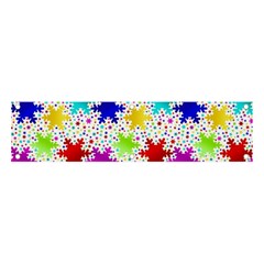 Snowflake Pattern Repeated Banner And Sign 4  X 1  by Amaryn4rt