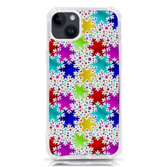 Snowflake Pattern Repeated Iphone 14 Plus Tpu Uv Print Case by Amaryn4rt