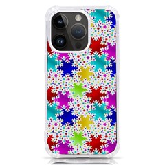 Snowflake Pattern Repeated Iphone 14 Pro Tpu Uv Print Case by Amaryn4rt