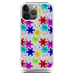 Snowflake Pattern Repeated Iphone 13 Pro Max Tpu Uv Print Case by Amaryn4rt