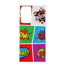 Pop Art Comic Vector Speech Cartoon Bubbles Popart Style With Humor Text Boom Bang Bubbling Expressi Samsung Galaxy Note 20 Ultra Tpu Uv Case by Amaryn4rt