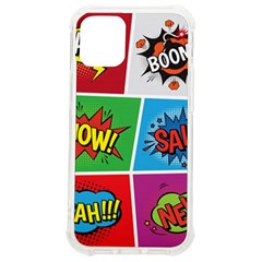 Pop Art Comic Vector Speech Cartoon Bubbles Popart Style With Humor Text Boom Bang Bubbling Expressi Iphone 12 Mini Tpu Uv Print Case	 by Amaryn4rt