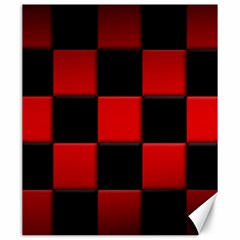 Black And Red Backgrounds- Canvas 20  X 24  by Amaryn4rt