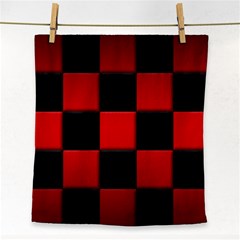 Black And Red Backgrounds- Face Towel by Amaryn4rt