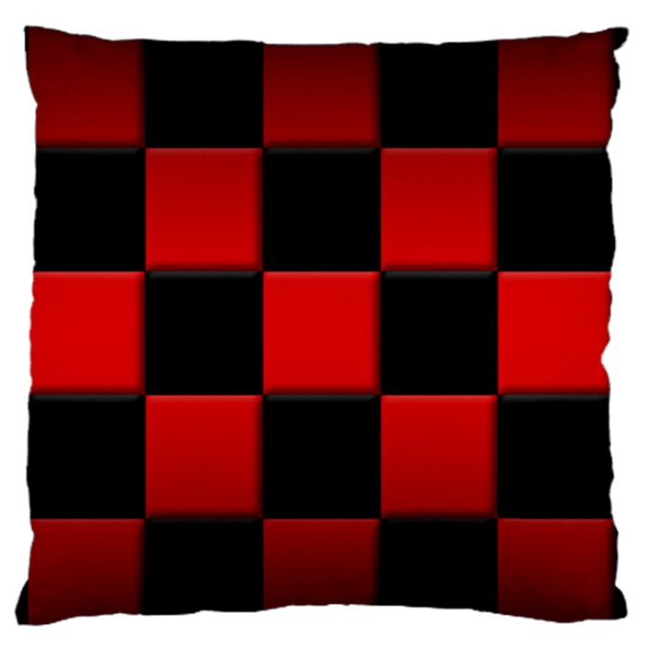 Black And Red Backgrounds- Standard Premium Plush Fleece Cushion Case (One Side)