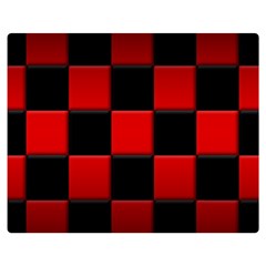 Black And Red Backgrounds- Two Sides Premium Plush Fleece Blanket (medium) by Amaryn4rt