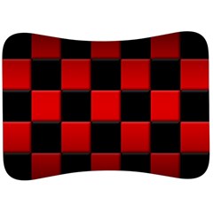 Black And Red Backgrounds- Velour Seat Head Rest Cushion by Amaryn4rt