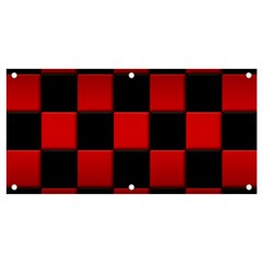 Black And Red Backgrounds- Banner And Sign 4  X 2  by Amaryn4rt