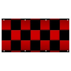 Black And Red Backgrounds- Banner And Sign 8  X 4  by Amaryn4rt