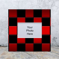 Black And Red Backgrounds- White Box Photo Frame 4  X 6  by Amaryn4rt