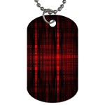 Black And Red Backgrounds Dog Tag (Two Sides) Front