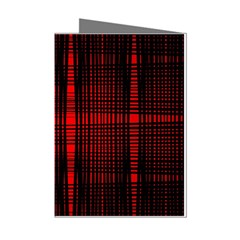 Black And Red Backgrounds Mini Greeting Cards (pkg Of 8)