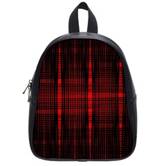 Black And Red Backgrounds School Bag (small) by Amaryn4rt