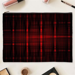 Black And Red Backgrounds Cosmetic Bag (xxxl) by Amaryn4rt