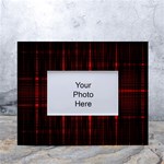 Black And Red Backgrounds White Tabletop Photo Frame 4 x6  Front