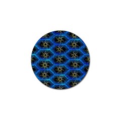 Blue Bee Hive Pattern- Golf Ball Marker (4 Pack) by Amaryn4rt