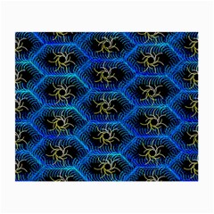 Blue Bee Hive Pattern- Small Glasses Cloth by Amaryn4rt