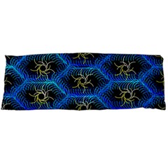 Blue Bee Hive Pattern- Body Pillow Case (dakimakura) by Amaryn4rt