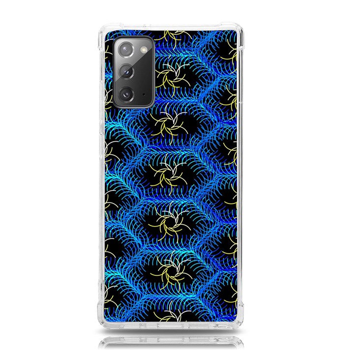 Blue Bee Hive Pattern- Samsung Galaxy Note 20 TPU UV Case