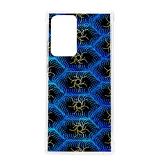 Blue Bee Hive Pattern- Samsung Galaxy Note 20 Ultra Tpu Uv Case by Amaryn4rt