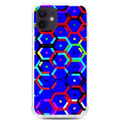 Blue Bee Hive Pattern Iphone 12/12 Pro Tpu Uv Print Case by Amaryn4rt